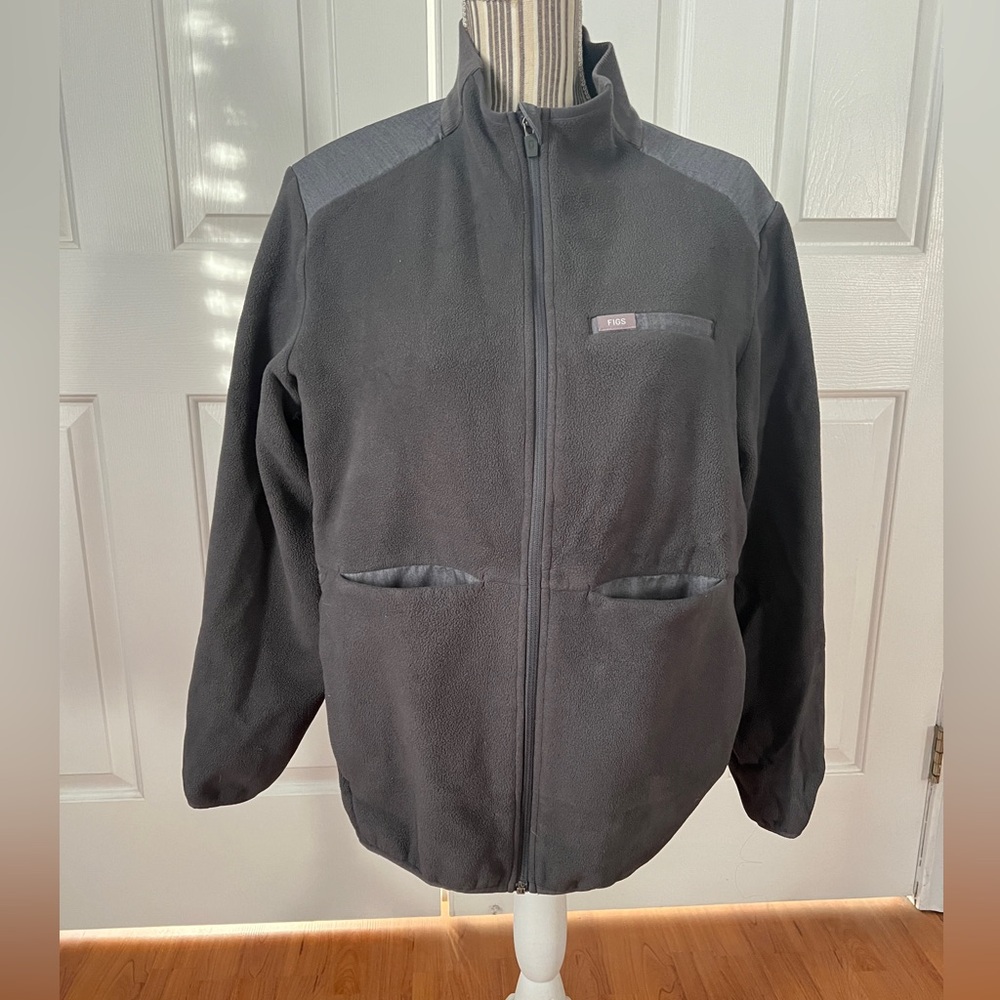 Figs women fleece uniform jacket.